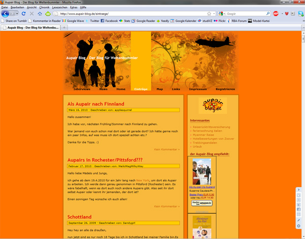 Aupair Screen - aupair-Blog.de